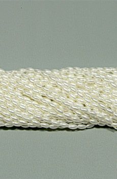 03-020 fehér tekla rizs gyöngy 4x8mm