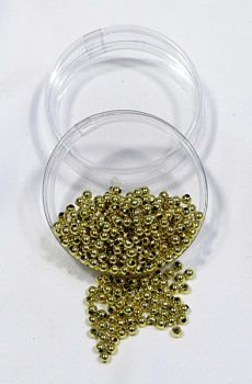 03-050 arany műanyag gyöngy 4mm