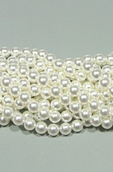 03-108 fehér tekla gyöngy 12mm