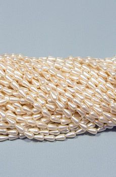 03-205 világos barack tekla csepp gyöngy 5x11mm