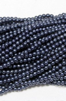 03-207 kék tekla gyöngy 4mm