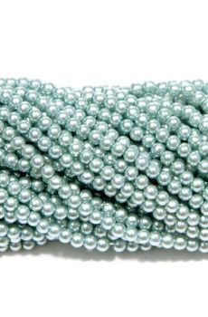 03-234 világoskék tekla gyöngy 4mm