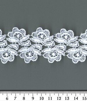 06-382 Fehér légcsipke szegő 3,5cm