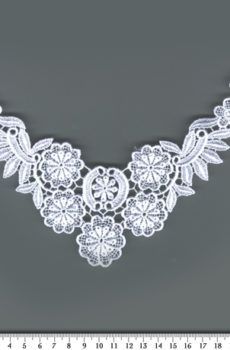 06-386 Légcsipke fehér motívum