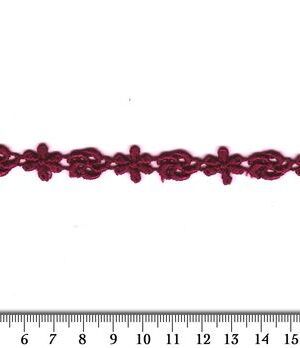 06-838-B Bordó légcsipke szegő 1cm