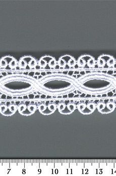 06-727 fehér légcsipke szegő 3,5cm (Csipke fehér 9140)