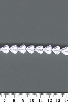 06-731 Fehér légcsipke szegő 1cm