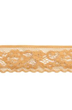 06-m-23 Mustársárga elasztikus szegő csipke 3,5cm