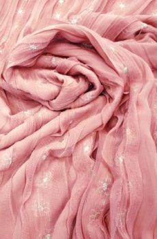 15-21 Aplikált mályva muszlin150cm