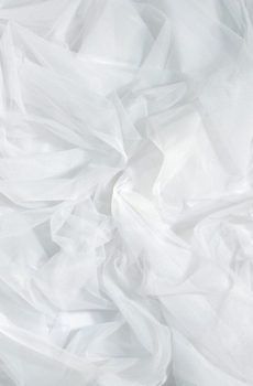 15-226 Fehér jacquard tüll 150cm