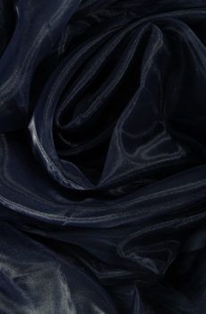15-369 Sötétkék opál organza 150cm