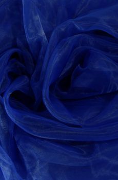 15-372 Királykék opál organza 150cm