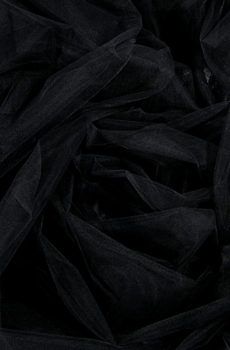 15-559 Fekete opál organza 150cm