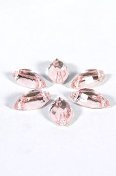 18-032 Zabszem barack varrható akril kő 6mm x 12mm