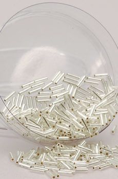 19-046 Ezüst csögyöngy 6mm