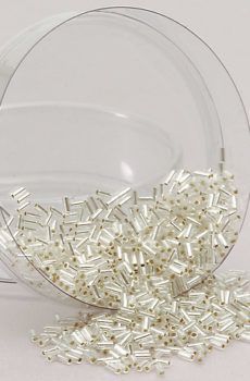 19-047 Ezüst csögyöngy 3mm