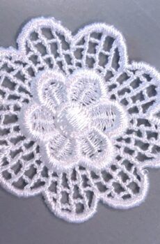 06-674  Virág -fehér