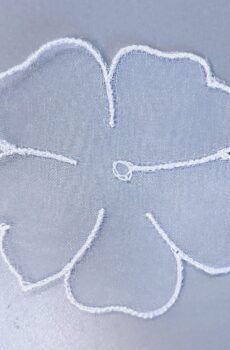 06-831 Virág - fehér (F114 fehér)