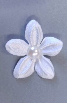 30-206 Szatén Virág - fehér