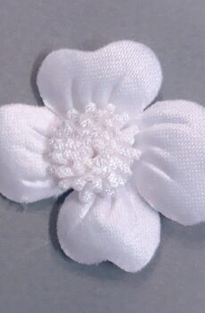 30-263 Szatén Virág - Fehér