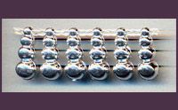 23-059 Fűzött gyöngy - ezüst (Füzött gy. ezüst PS-30)
