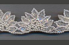 23-100 Fűzött gyöngy - krém