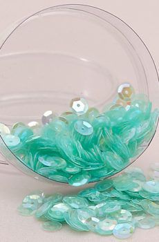 26-027 flitter halványzöld 6 mm