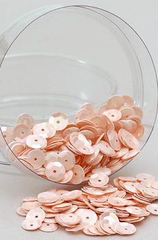 26-042 Flitter rózsaszin 6mm