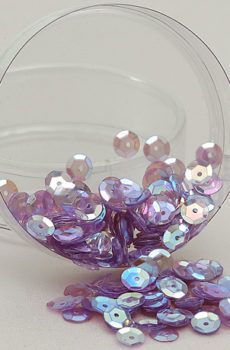 26-044 flitter világoslila 6mm 500gr / csomag