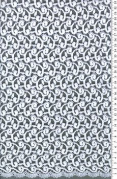 28-074 Légcsipkeanyag fehér