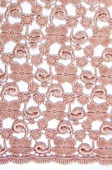 28-113-M Légcsipkeanyag mályva