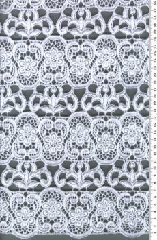 28-160 fehér Légcsipkeanyag