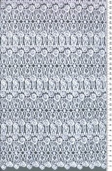 28-164 Fehér Légcsipkeanyag