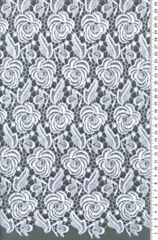 28-191 Krém Légcsipke anyag