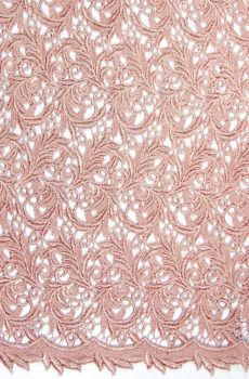 28-215-M Légcsipkeanyag mályva