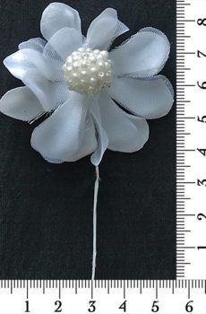 30-113 Virág - fehér (müvirág 5730)