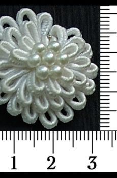 30-141 Krém zsinór virág