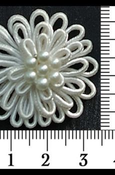 30-142 Krém zsinór virág