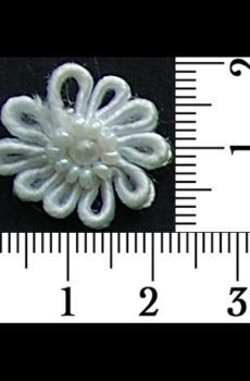 30-183 Fehér zsinór virág