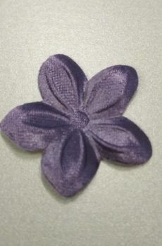 30-225 Szatén Virág sötét orgona lila