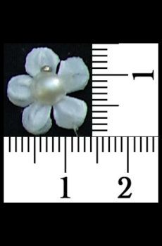 30-227 Szatén Virág - fehér