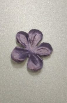 30-237 Szatén Virág szürkés lila
