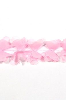 30-286 Barbirózsaszín színű muszlin virág 6cm