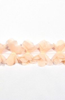 30-287 Barack színű muszlin virág 6cm