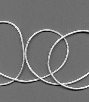 31-015 Fehér fényes csőzsinór