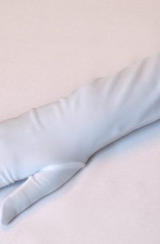 32-026 fehér matt kesztyű