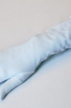 32-097 fehér kesztyű