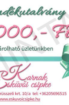 AJ-1 Ajándékutalvány 10000 Ft.