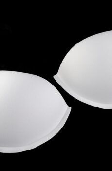 40-012-4 Törtfehér színű melltartó kosár "S"