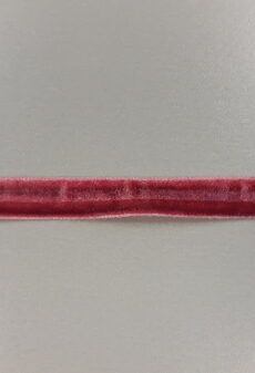 31-076-5 meggypiros bársony szalag 1cm széles